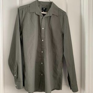H&M Long Sleeve Slim Fit Button up Shirt
